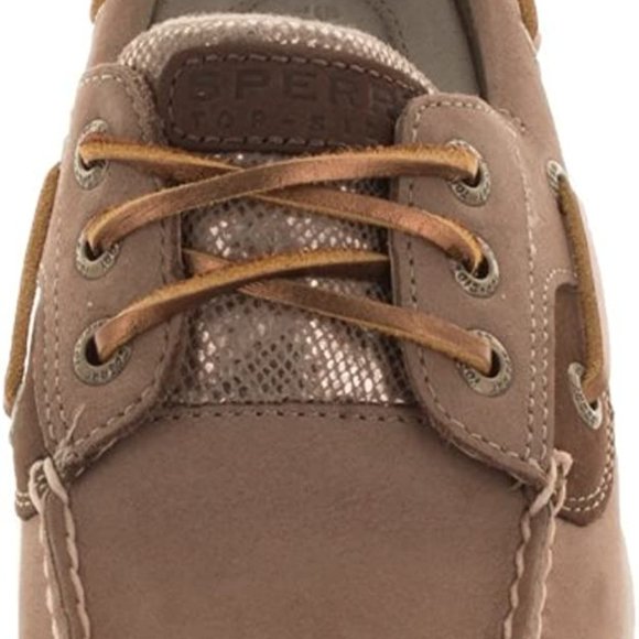 SPERRY Top-Sider Ivyfish Metallic Python 3-Eye Boat Shoes - Picture 14 of 16